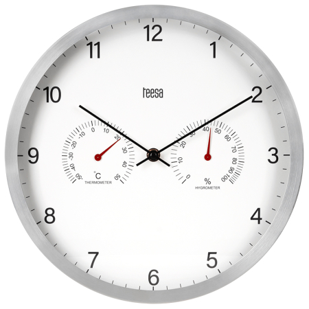 CEAS PERETE 30CM TERMOMETRU HIGROMETRU TEESA [3]