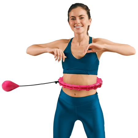 CERC FITNESS SMART HULA HOOP 50 CM ROZ REBEL ACTIVE [2]