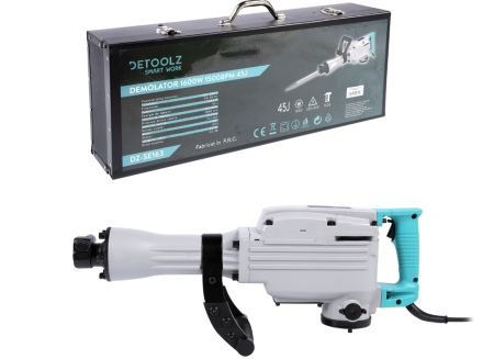 Ciocan demolator Detoolz 1600W, frecventa impact 1500bpm, energie impact 45 Jouli [6]