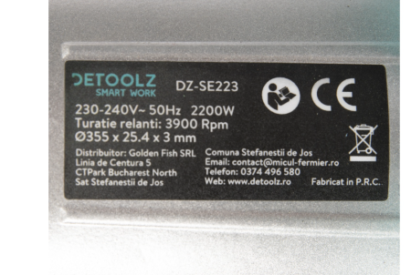 Circular debitat metal 2200W 3900rpm [5]