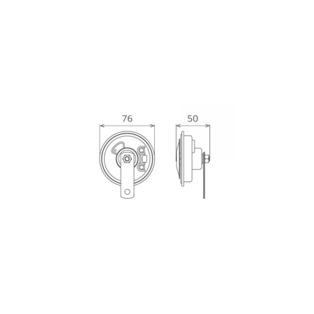 CLAXON ELECTROMAGNETIC 12V 3.5A TON JOS [2]