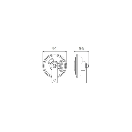 CLAXON ELECTROMAGNETIC 12V 5A TON INALT [2]