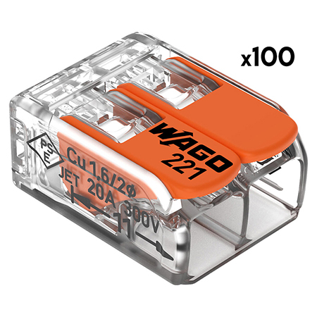 Electrice - CLEME WAGO SLIM MYF 2X4MM2 SET 100 BUC