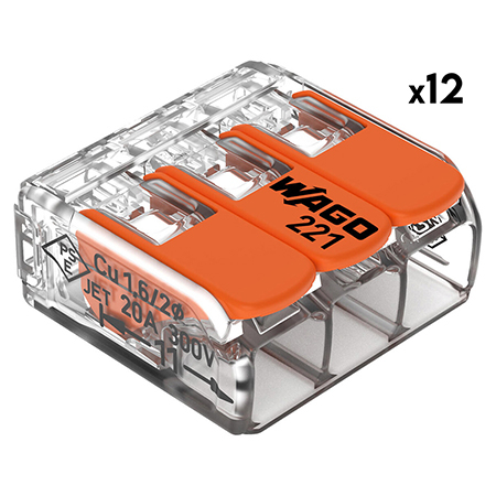 Electrice - CLEME WAGO SLIM MYF 3X4MM2 SET 12 BUC