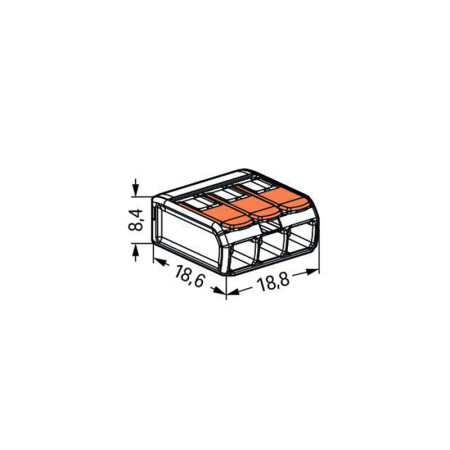 CLEME WAGO SLIM MYF 3X4MM2 SET 12 BUC [7]