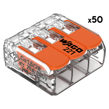Electrice - CLEME WAGO SLIM MYF 3X4MM2 SET 50 BUC