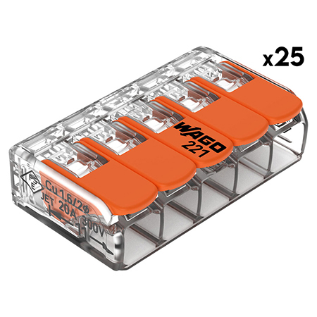 Electrice - CLEME WAGO SLIM MYF 5X4MM2 SET 25 BUC