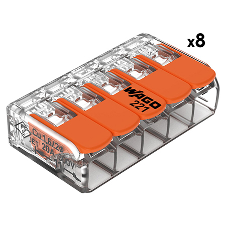 Electrice - CLEME WAGO SLIM MYF 5X4MM2 SET 8 BUC