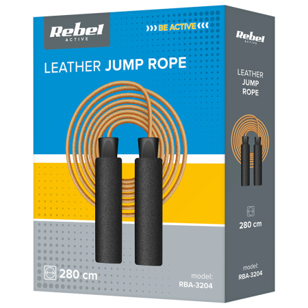 COARDA SARITURI CABLU PIELE 280 CM REBEL ACTIVE [4]