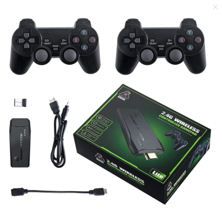 Consola mini jocuri retro M8 Full HD, 2 controllere wireless 2.4G, HDMI [0]