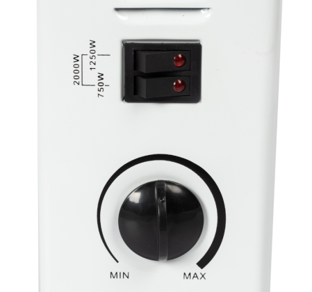 Convector electric Detoolz, 2KW, 3 trepte de putere, cu termostat reglabil [2]