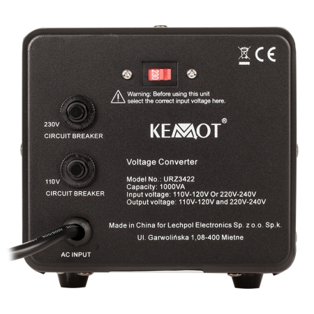 CONVERTOR TENSIUNE 800W 1000VA KEMOT [2]