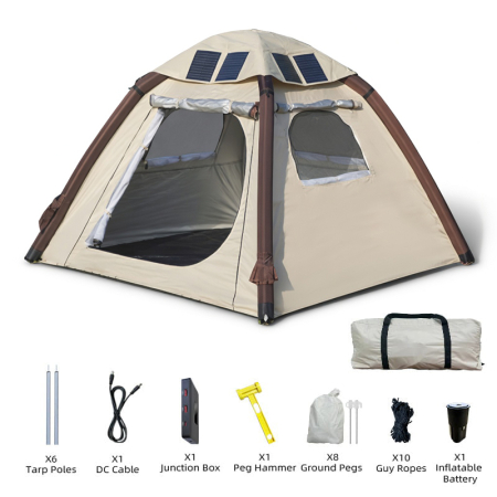 CORT CAMPING SOLAR 52W 2000MAH 2-3 PERSOANE [2]