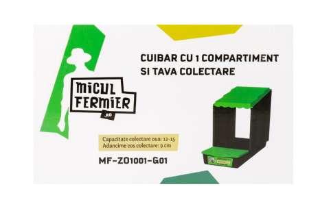 Cuibar Micul Fermier, 1C, cu tava de colectare [2]