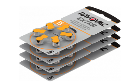 Cutie 60 Baterii auditive Rayovac Extra 13ZA [1]