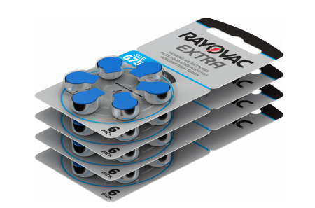 Cutie 60 Baterii auditive Rayovac Extra 675ZA [1]