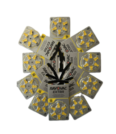 Baterii auditive - Cutie 60 Baterii auditive Rayovac Extra 10ZA