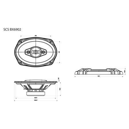 DIFUZOARE AUTO 4 CAI 6X9 INCH SENCOR [4]