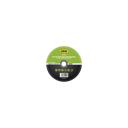 ALTE CONSUMABILE PENTRU ATELIERE - DISC DE TAIERE DEBITARE IN OTEL INOXIDABIL 125 X 1.6MM T41 JBM