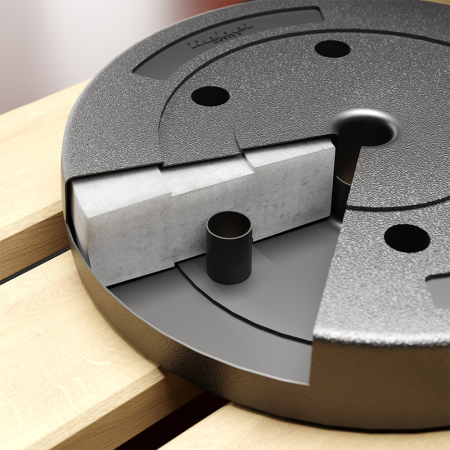 DISC GREUTATE COMPOZIT SET 14BUC 30KG REBEL ACTIVE [8]