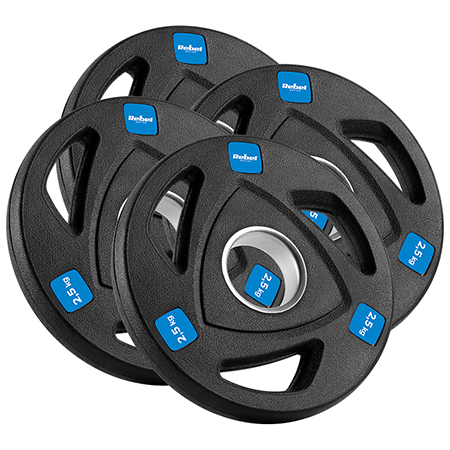 Rebel Active - DISC GREUTATE FONTA CAUCIUCATA SET 4 X 2.5 KG REBEL ACT