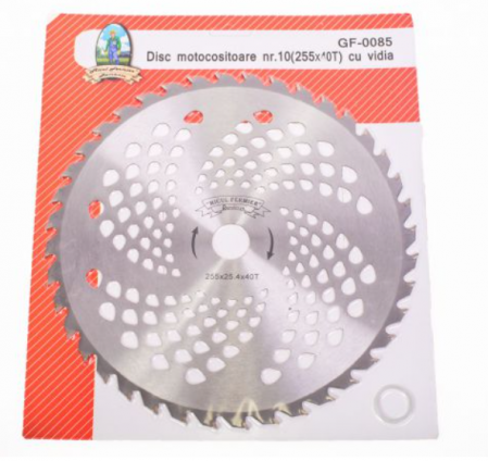 Disc motocositoare nr. 10/255 cu vidia MF  GF-0085 [1]