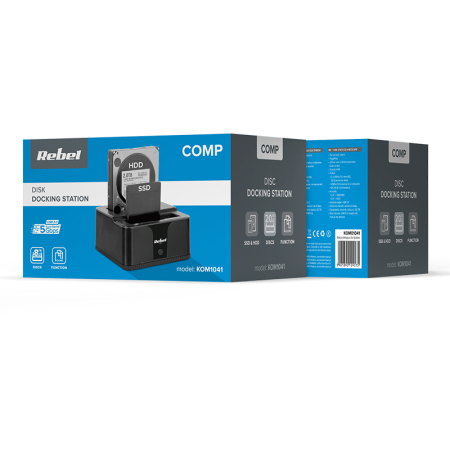 DOCKING STATION HDD SSD USB 3.0 REBEL [6]