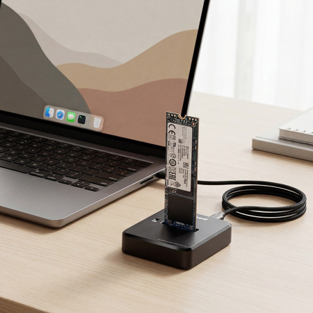 DOCKING STATION NVME M2 USB TYPE-C REBEL [8]