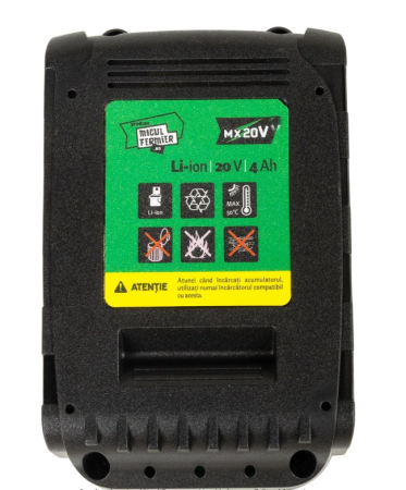 Drujba electrica Micul Fermier 20V, 4 Ah, lama 12", Brushless [7]