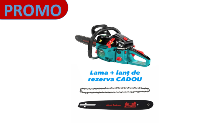 Gradina - Drujbă Micul Pădurar 5200 52CC 2.7CP 2 lame 16" + 2 lanțuri GF-0847
