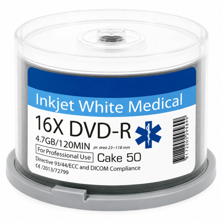 DVD-R 4.7GB 16X PRINTABIL MEDICAL SET 50 BUC TRAXDATA [1]