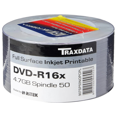 DVD-R 4.7GB 16X PRINTABIL SET 50 BUC TRAXDATA [1]