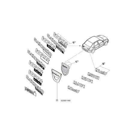 EMBLEMA SPATE DACIA [1]