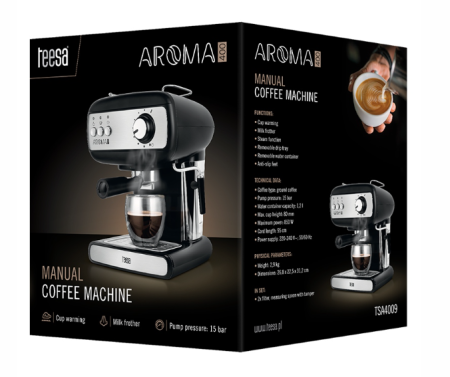 ESPRESSOR MANUAL 15 BAR 850W TEESA [3]