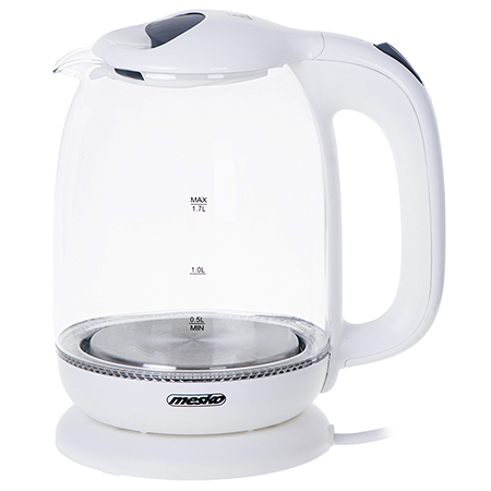 Fierbatoare si cani filtrante - FIERBATOR ELECTRIC 1.7L 2200W MS 1302 ALB MESKO