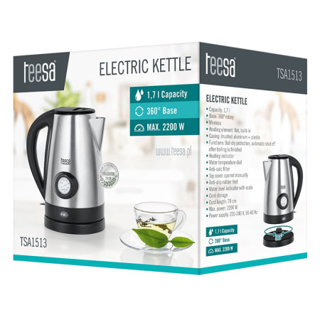 FIERBATOR ELECTRIC CORDLESS 1.7L INDICATOR TEMPERATURA [5]