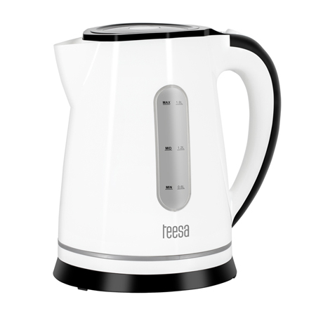 Fierbatoare si cani filtrante - FIERBATOR ELECTRIC CORDLESS 1.8L ALB TEESA