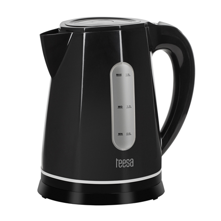 Fierbatoare si cani filtrante - FIERBATOR ELECTRIC CORDLESS 1.8L NEGRU TEESA