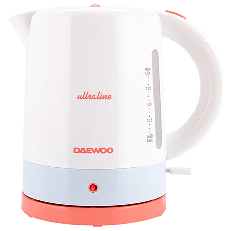Fierbatoare si cani filtrante - FIERBATOR ELECTRIC CORDLESS ULTRALINE 1.5L DAEWOO