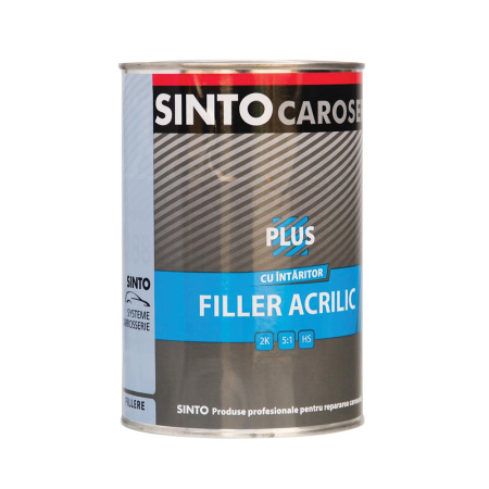 ULEIURI, LICHIDE SI CHIMICE - FILLER ACRILIC PLUS 5:1 CU INTARITOR - GRI 0.75L + 0.15L SINTO