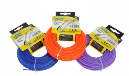 Consumabile cosit și trimmere - Fir trimer/MTC HELIX 3.3mm x 15m  GF-1536