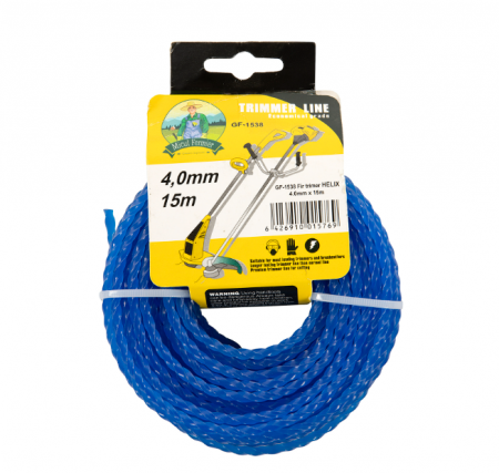 Gradina - Fir trimer/MTC HELIX 4mm x 15m  GF-1538