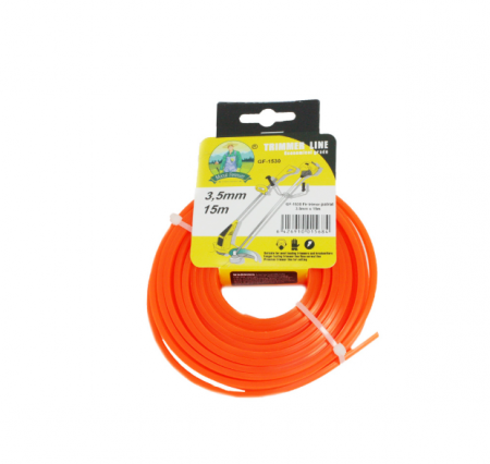 Consumabile cosit și trimmere - Fir trimer/MTC patrat 3.5mm x 15m  GF-1530