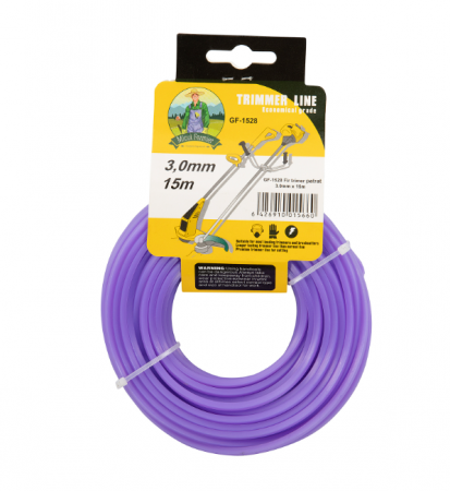 Consumabile cosit și trimmere - Fir trimer/MTC patrat 3mm x 15m  GF-1528