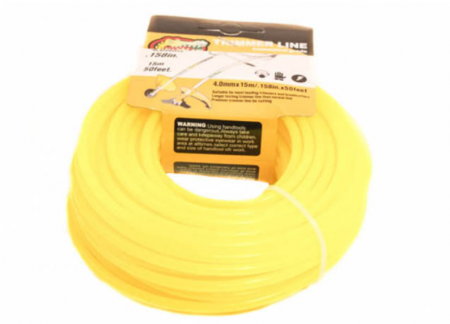 Consumabile cosit și trimmere - Fir trimer rotund 4.0mm x 15m GF-0786