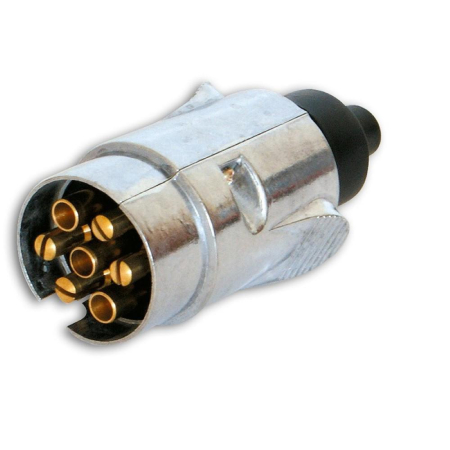 Accesorii auto - FISA PRIZA 12V 7 PINI TATA ALUMINIU HICO