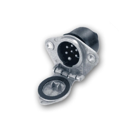 Accesorii auto - FISA PRIZA 24 V 7 PINI TIP N MAMA PLASTIC HICO