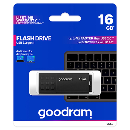 PC, periferice - FLASH DRIVE 16GB USB 2.0 UME3 GOODRAM