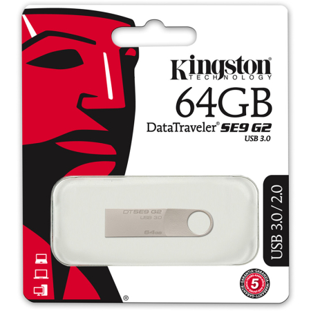 FLASH DRIVE 64GB 3.0 SE9 KINGSTON [1]