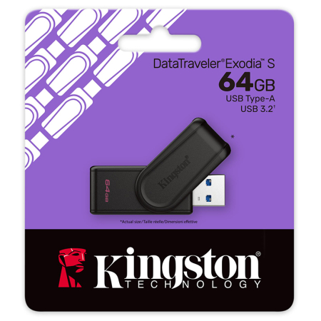 FLASH DRIVE 64GB DT USB 3.2 GEN1 KINGSTON [3]